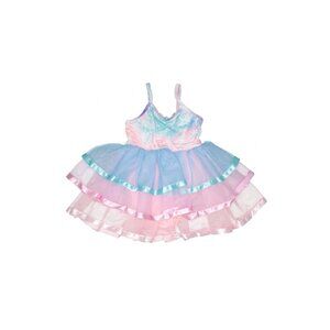 Girl Theatricals Pink Blue Ballet Tutu Dance Princess Costume Size XSC